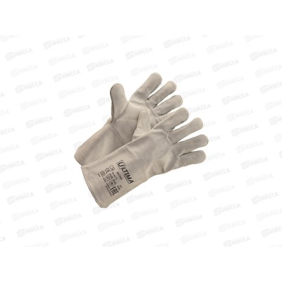 Краги спилковые с подкладкой ULTIMA кевларовая нить р.10/XL, ULT355   *12/60