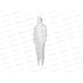 Комбинезон нетканный защитный XXL р.56-58 белый г/м2 *50 Комбинезон нетканный защитный XXL р.56-58 белый г/м2 *50