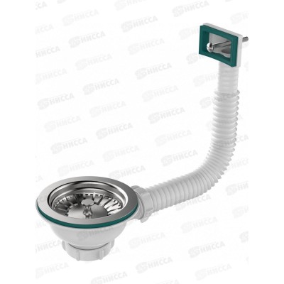 Выпуск 3 1/2&quot с мет. решеткой с прям перел NV305-40