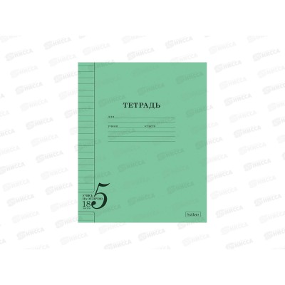Тетрадь 18л лин Hatber Учись на ОТЛИЧНО зеленая 36755  *15/240