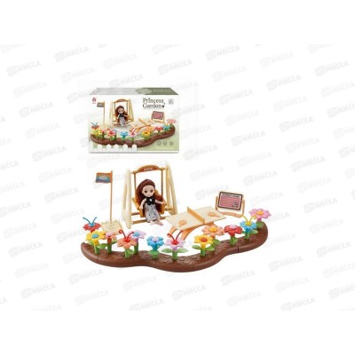 Набор &quotНа прогулке&quot куколка, качели, сад, Y22695183 в коробке