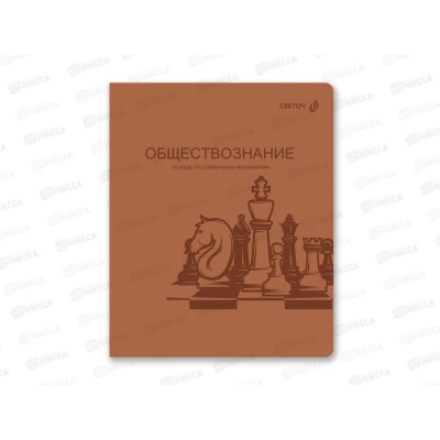 Тетрадь 48л клетка SVETOCH &quotЯркость по расписанию&quot Обществознание, 01868 *10/60