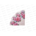 Салфетки 3сл 12л Ф32см Art Bouquet Rondo Венок из роз 25731*15