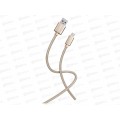 Кабель S02 MicroUSB д/зарядки, золото, 3А, 1м, Smartbuy (iK-12-S02g) Кабель S02 MicroUSB д/зарядки, золото, 3А, 1м, Smartbuy (iK-12-S02g)