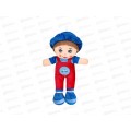 Кукла мягкая "Мальчик" 35см, ИК-4093 в пакете Кукла мягкая "Мальчик" 35см, ИК-4093 в пакете