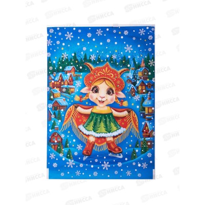 Пакет зиплок с замком, ПДВ, 25*35/65 Какао *25/250