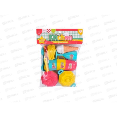 Набор &quotИгрушечная посуда и продукты&quot 2978186 в пакете 21*27*5см