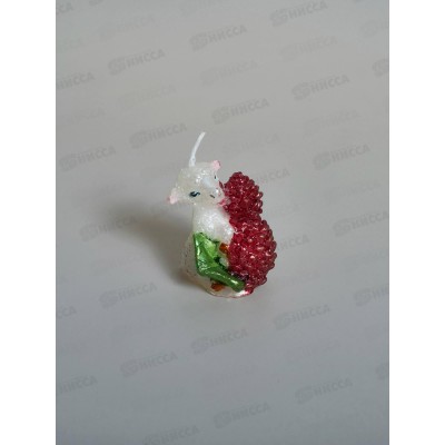 Свеча Овца, 5см В-168, 051428  *24