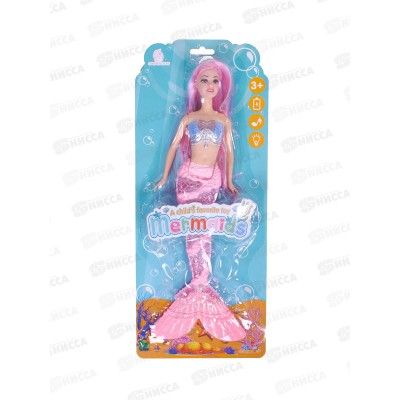 Кукла &quotРусалка&quot 3058954, 3 вида, на блистере 16,5*5,5*40см
