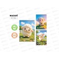 Блокнот 40л MAZARI А6 карт.обл.греб, M-17433 *132 Блокнот 40л MAZARI А6 карт.обл.греб, M-17433 *132