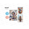 Блокнот 40л MAZARI А6 карт.обл.греб, M-17437  *132