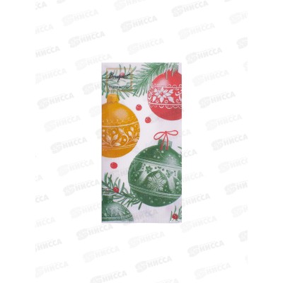Салфетки 2сл 20л  33*33 Bouquet Original 1/8 Новогодн.украшен*12 25591