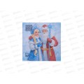 Салфетки 3сл 20л 33*33 Bouquet Home Дед Мороз и Снегурочка *12 25653