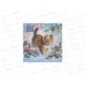 Салфетки 3сл 20л 33*33 Bouquet Home Любопытный котенок ,25610*12