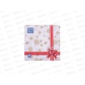 Салфетки 3сл 20л 33*33 Bouquet Home Подарок красн.лента,37480*12