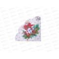 Салфетки 3сл 12л Ф32см Art Bouquet Rondo Подарок на НГ 25179 *15