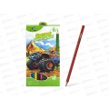 Карандаши 12цв ZOOMI Машина ZM521*12 Карандаши 12цв ZOOMI Машина ZM521*12