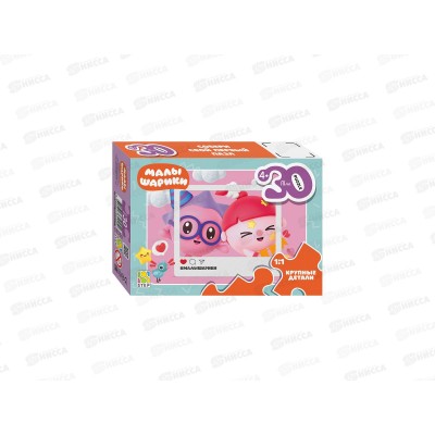 ПАЗ 30 эл. 62025 mini &quotМалышарики&quot (с крупными деталями) *12