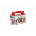 Коробка для конфет MI Сундучок Дед Мороз на тройке (500г), ПП-1720