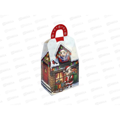 Коробка для конфет MI Домик Козочки с подарками (1000г), ПП-1786