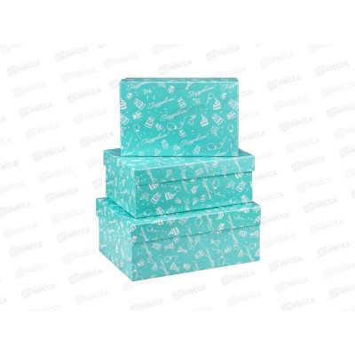 Коробка набор 3в1 Поздравляю(23*16*9,5-19*12*6,5см) КОР-2879