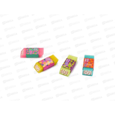 Ластик  B.V. HappyGraphix Сочная вечеринка 4цв,42-0020*24