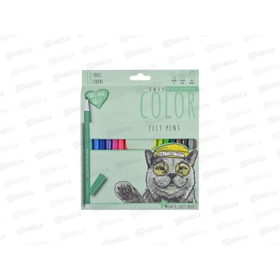 Фломастеры 18цв. Easycolor Кот Британец, 32-0061 *16