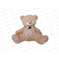 Медведь Мартин 80см/П, цвет-кофейный, с шарфом, 4816381707089 Мила