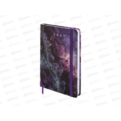 Ежедневник BRAU 2027 А5 Plum stone твердый с резинкой 117825 *10