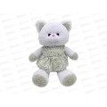 Кошка Марта 32см, цвет-белый, с платьем, 4816381712250  Мила