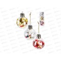Набор LED-шаров 3шт 8см "Снежный лес" на батарейках LR44, НУ-2922 Набор LED-шаров 3шт 8см "Снежный лес" на батарейках LR44, НУ-2922