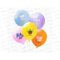 Шары СИТИ ХОУМ крас с рис 5шт (Party4-3) ШЛЦММ