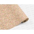 Бумага упак СИТИ ХОУМ 70*100см KRAFT Spring flower WRAPKRAFT
