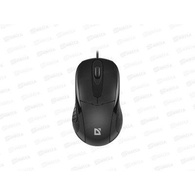 Мышь Defender Standart MB-580  3кн+кл  черный