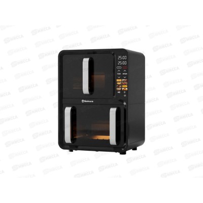 Аэрогриль SA-7697BK 2 Чаши 5,0+7,0л 2 таймер
