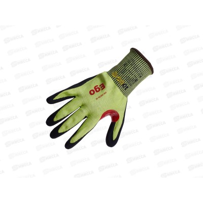 Перчатки нейлоновые (всп. нитрил) Ego GM-1007N-10, р.10*12/240