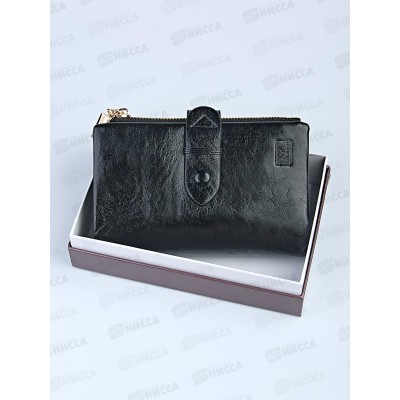 Кошелек жен  Barez K-552/BAR 037 "432-1" эко кожа черный