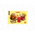 Альбом для рисования 40л Funguru "Фастфуд", D-608B-4100-10 Альбом для рисования 40л Funguru "Фастфуд", D-608B-4100-10