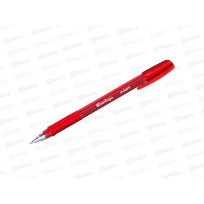 Ручка шар. BERLINGO  Aviator  0,7мм красная 07509 *12