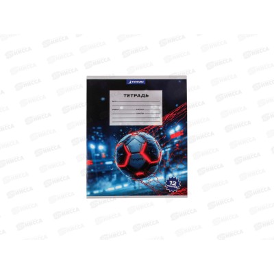 Тетрадь 12л клетка Funguru &quotBoy's world. Football&quot, D-608B-822  *25