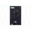 З/у сетевое 2USB 2.4A More choice NC11 с кабелем USB+Lightning Black