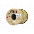 Уплотнитель самоклеящийся SILA  9*7.4мм D-100м (белый) *6