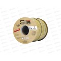 Уплотнитель самоклеящийся SILA  9*5,5мм P-100м (белый) *6