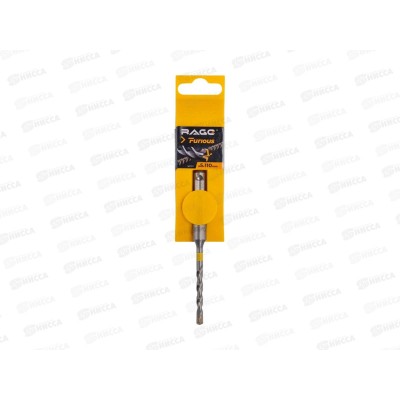 Бур по железобетону 5х110мм SDS-plus RAGE Furious, 567511 *10/300