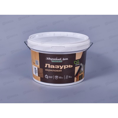 Лазурь Здоровый Дом  2,5л Орех, деревозащита, 9594503 *144