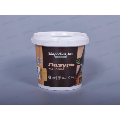 Лазурь Здоровый Дом  0,9л Дуб, деревозащита, 9594511 *6/432