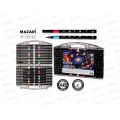 Маркеры MAZARI Берто акриловые 48цв. с блестками M-15250-48 *12
