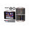 Маркеры MAZARI Берто акриловые 60цв. с блестками M-15250-60 *12