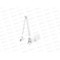 Доводчик дверной Стандарт MAX ДД 132/2-3 A-W (до 80кг) бел RAL9016