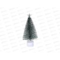 Елочка ершик с подсветкой LED 8х8х17см, 021-008 г Елочка ершик с подсветкой LED 8х8х17см, 021-008 г